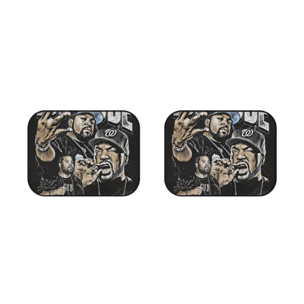 Graphic Rap Portrait Rear Car Mats (Set of 2)