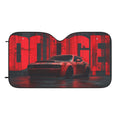 Dodge Car Sun Shade, Front Windshield Window Sunshade | Vehicle Logo Heat Protector