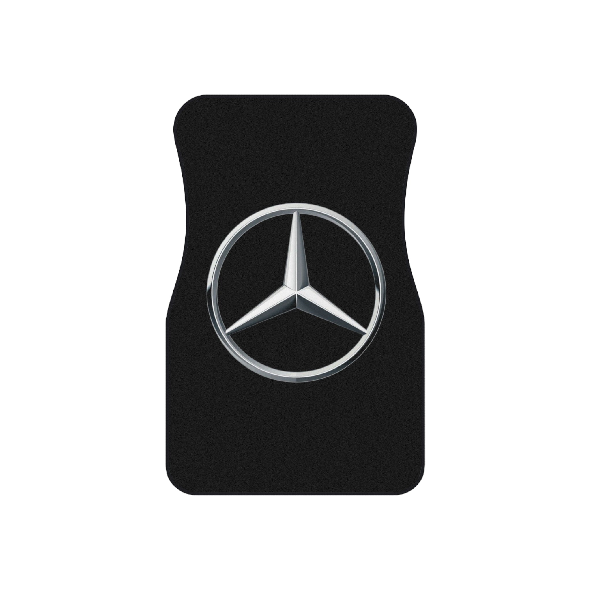 Silver Star Print Car Mats | Set of 4, Star Emblem Floor Mats