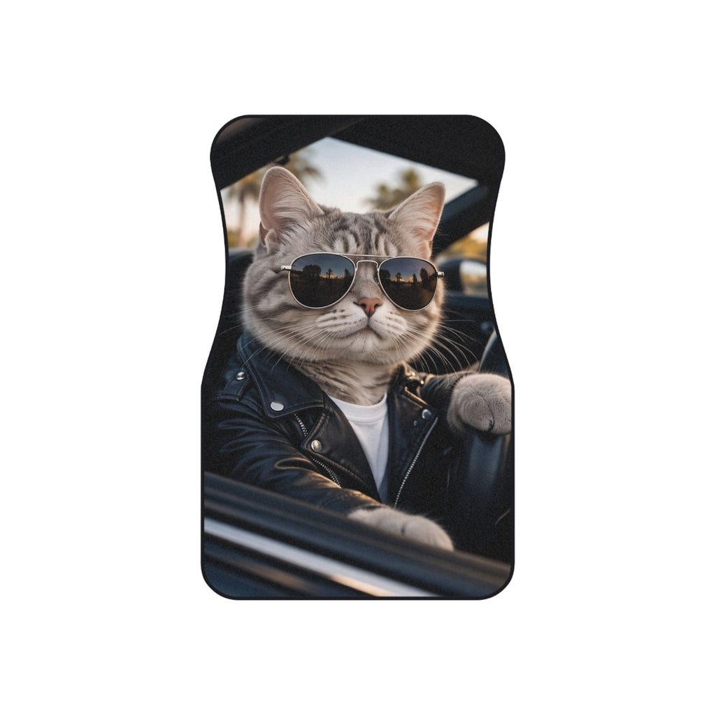 Cool Cat Driving Car Mats (Set of 4)